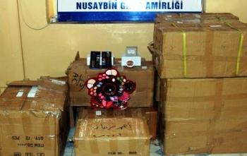 Nusaybin'de Kaçak kozmetik operasyonu
