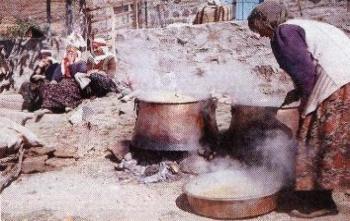 Mardin'de Bulgur kaynatma zamanı