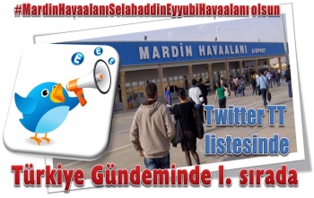 Mardin, Twitter’in Gündeminde de 1 Numara!