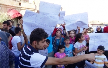 Mardin'de Elektrik Kesintisi Protestosu