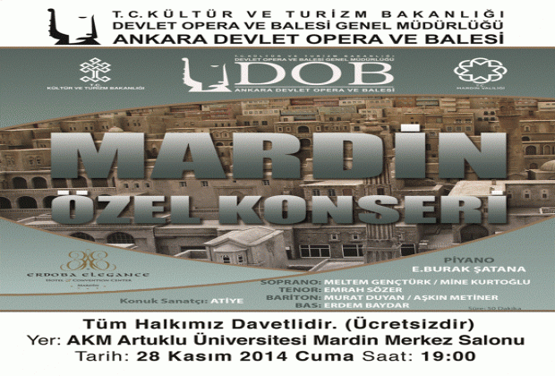 Mardin ilk defa bir Operete ev sahipliği yapacak