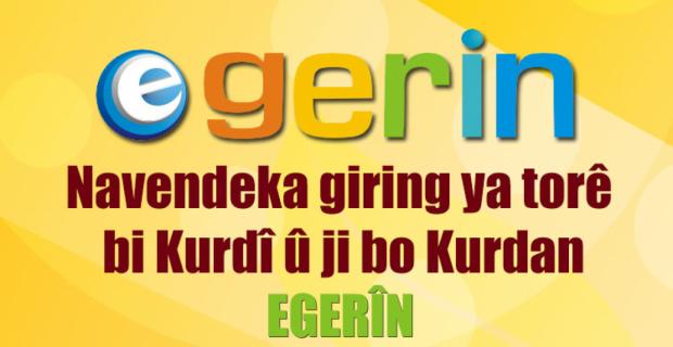 Kürtçe arama motoru 'Egerin' yayında