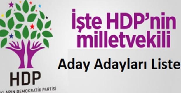 İşte HDP'nin Milletvekili Aday Adayları