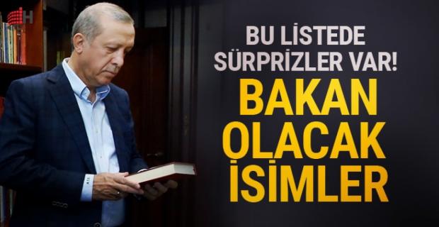 Yeni bakanlar kim olacak? İşte kabinede banko denilen isimler