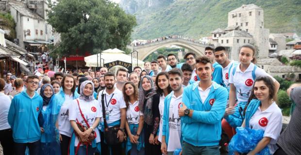'Eğitim Köprüsü' Mardinli öğrencileri Bosna Hersek'e getirdi