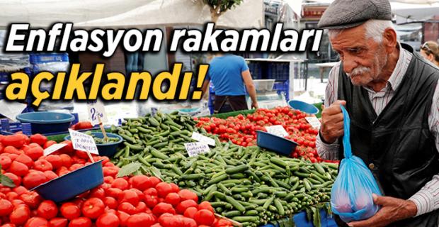 Enflasyon rakamları açıklandı!