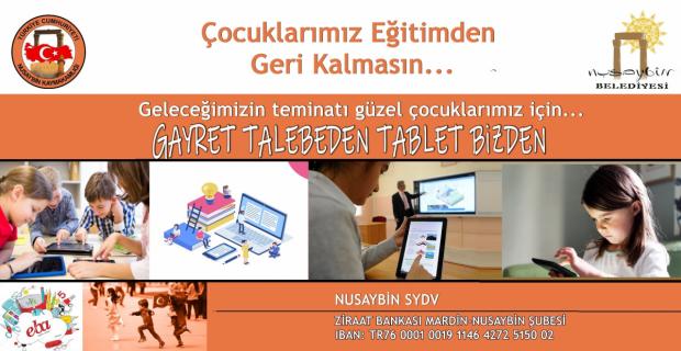 Dar gelirli öğrencilere destek için Anlamlı Tablet Kampanyası