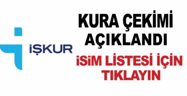 İşte Artuklu İŞ-KUR LİSTESİ