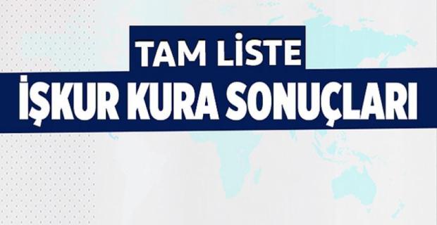 İşte Dargeçit, Ömerli ve Yeşilli İlçelerinin İŞ-KUR Listesi