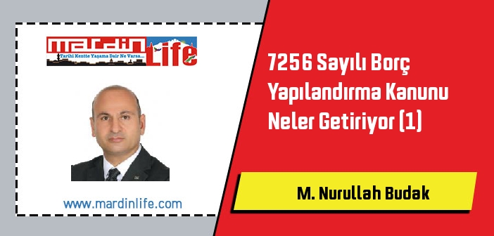 7256 Sayılı Borç Yapılandırma Kanunu Neler Getiriyor (1)