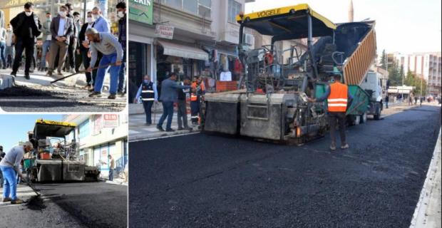 Kızıltepe Kazım Karabekir Caddesinde Asfalt Dökümüne Başlandı