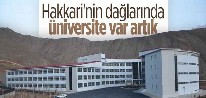 Hakkari Üniversitesi'nin yapımı tamamlandı