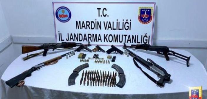 Mardin'de mini cephanelik ele geçirildi