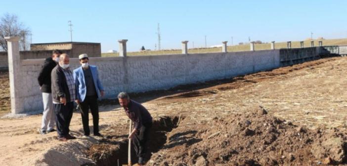 Kırsal mahallede çok amaçlı caminin temeli atıldı