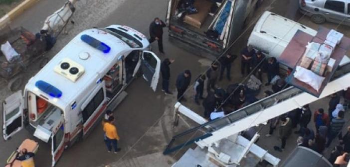 Kızıltepe’de elektrik akımına kapılan işçi 4. kattan düştü