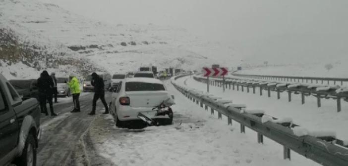 Mardin'de zincirleme trafik kazası