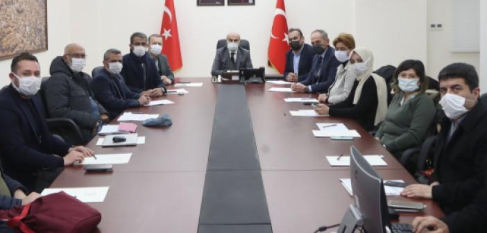 Vali Demirtaş, Kültür Varlıklarını Koruma Bölge Kurulu Üyeleriyle Bir Araya Geldi