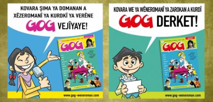 İlk Kürtçe Çizgi Roman GOG Çocuk Dergisi Yayın Hayatına Başladı