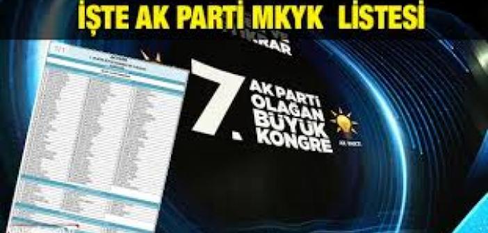 AK Parti'nin MKYK yonetimi belli oldu. İşte AK Parti'nin yeni A Takımı - Ak Parti MKYK Listesi 2021