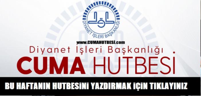 Diyanet'in bu hafta 26 Mart 2021 tarihli Cuma Hutbesi pdf world Yazdır / Haftanın Hutbesi