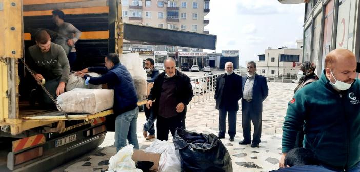 İdlib İçin Toplanan Yardımlar Toplama Merkezine Teslim Edildi
