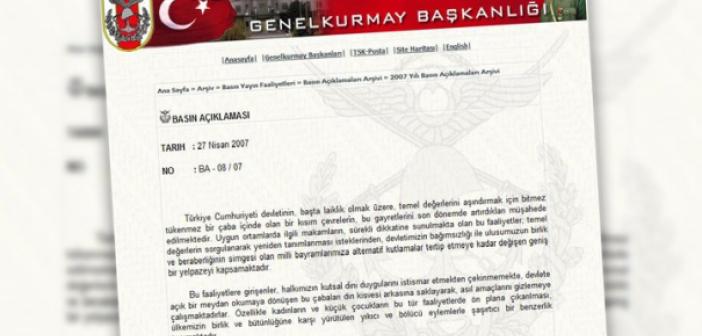 27 Nisan e-muhtırası'nın yıldönümü: Tarihin karanlık sayfalarında neler oldu? e-muhtıra'nın kronolojisi