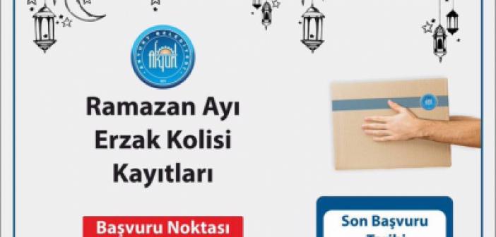 Akyurt Belediyesinden Ramazan Yardımı / Başvuru yapmak için tıklayınız