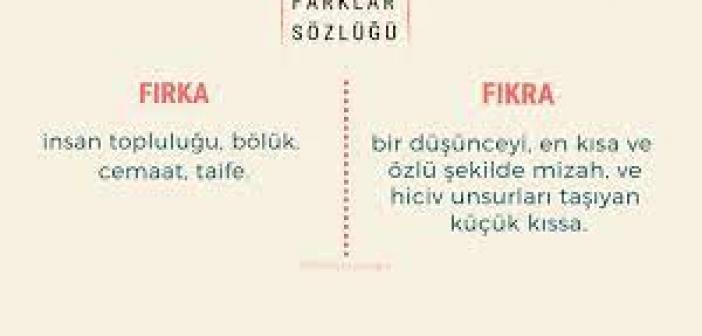 Fırka ne demektir? Fırka Nedir? Fırka ne anlama gelir? Fırkanın anlamı nedir?