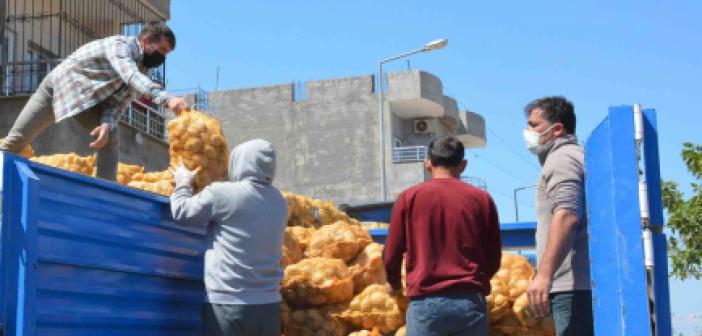 İhtiyaç Sahiplerine Patates ve Soğan Yardımı Başladı