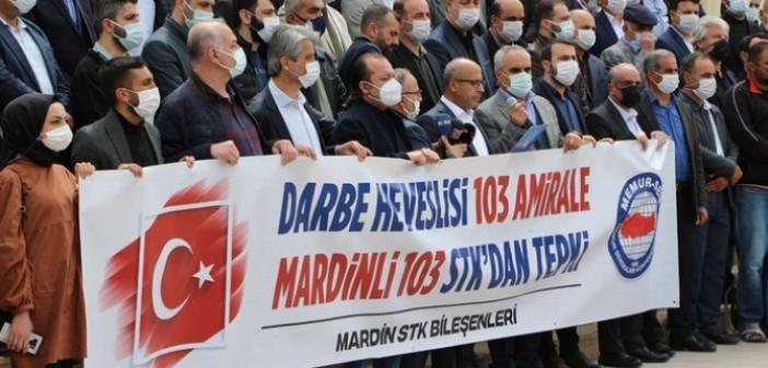 Mardin’de 103 STK'dan 103 emekli amirale tepki!