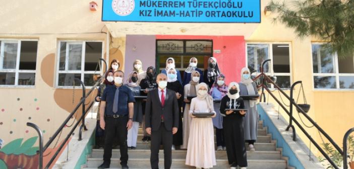 Mardin'de hafızlığı tamamlayan öğrenciler için tören yapıldı