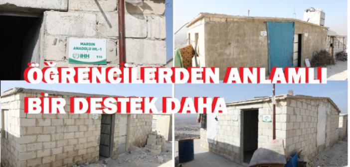 Mardinli Öğrencilerden İdlib’e 6 briket ev