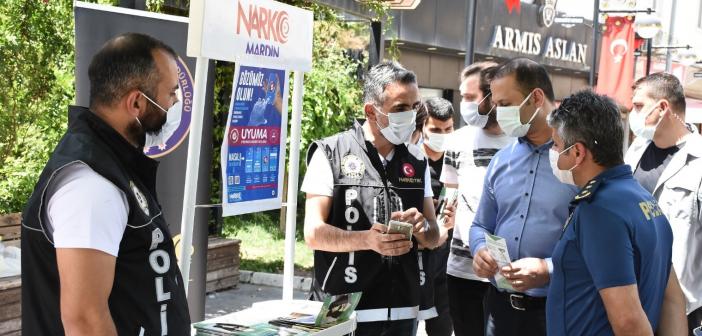 Uyuşturucu ile mücadele bilinçlendirme standı kuruldu