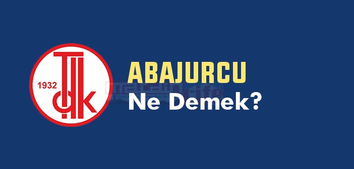 ABAJURCU ne demek? TDK'ya göre ABAJURCU kelime anlamı nedir? ABAJURCU sözlük anlamı