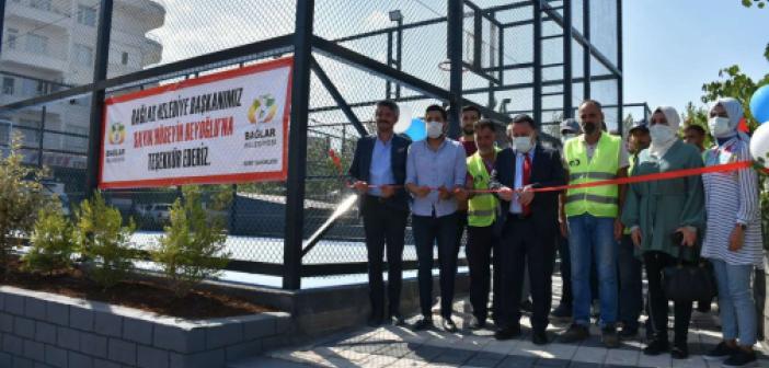 Bağlar'da yeni spor tesisinin açılışı yapıldı