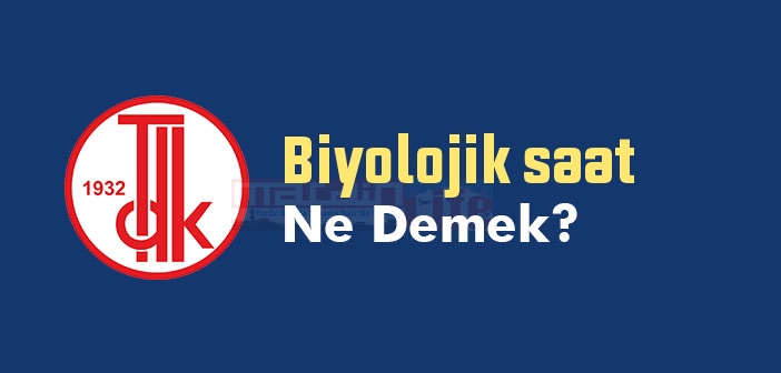 Biyolojik saat ne demek? TDK'ya göre Biyolojik saat sözlük anlamı nedir?