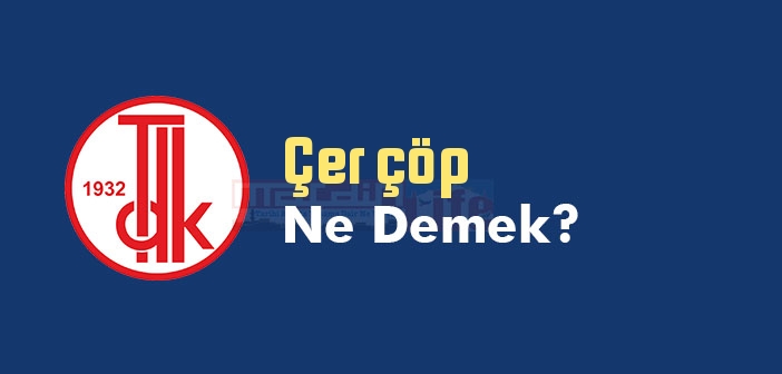 Çer çöp ne demek? TDK'ya göre Çer çöp sözlük anlamı nedir?