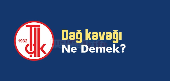 Dağ kavağı ne demek? TDK'ya göre Dağ kavağı sözlük anlamı nedir?