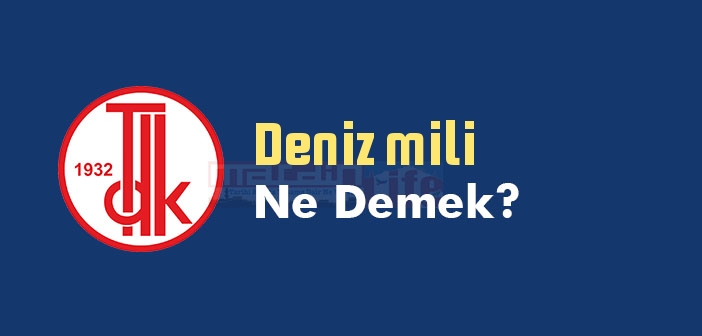 Deniz mili ne demek? TDK'ya göre Deniz mili sözlük anlamı nedir?