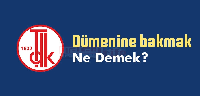 Dümenine bakmak ne demek? Dümenine bakmak sözünün anlamı nedir?