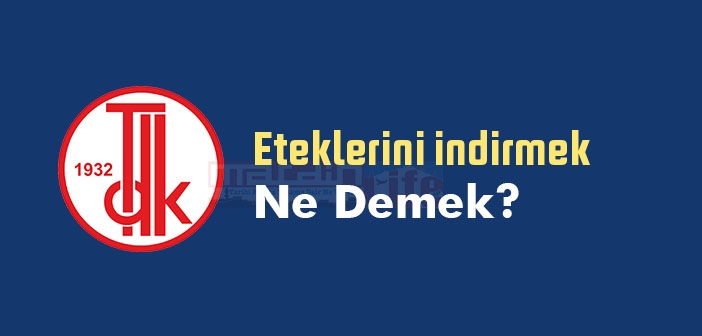 Eteklerini indirmek ne demek? Eteklerini indirmek sözünün anlamı nedir?
