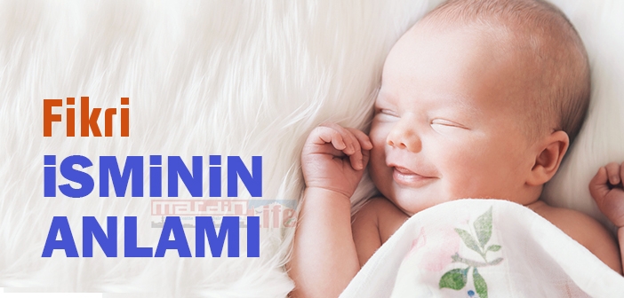 Fikri isminin anlamı nedir? Fikri ne demek?