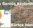 Gercüş Köyleri Kürtçe, Süryanice ve Türkçe isimleri