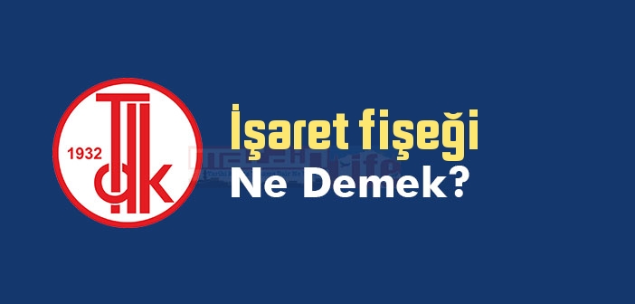 İşaret fişeği ne demek? TDK'ya göre İşaret fişeği sözlük anlamı nedir?