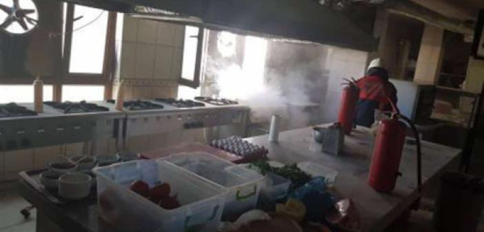 Mardin'de bir kafede yangın çıktı