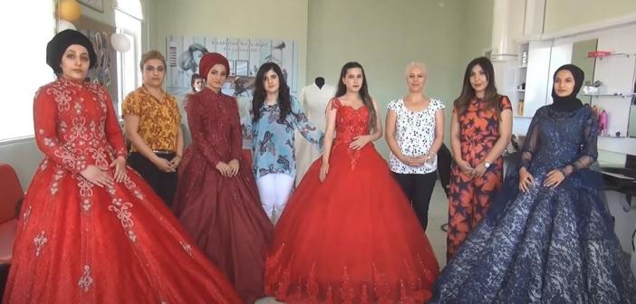 Midyat'ta genç kızların gelinliği ve makyajı ADEM'den