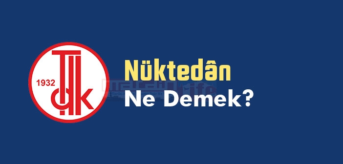 Nüktedân ne demek? TDK'ya göre Nüktedân kelime anlamı nedir? Nüktedân sözlük anlamı