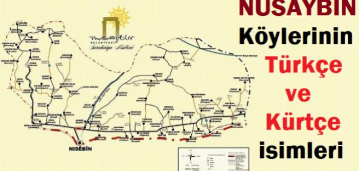 Nusaybin Köylerinin Kürtçe,  Ermenice ve Süryanice isimleri