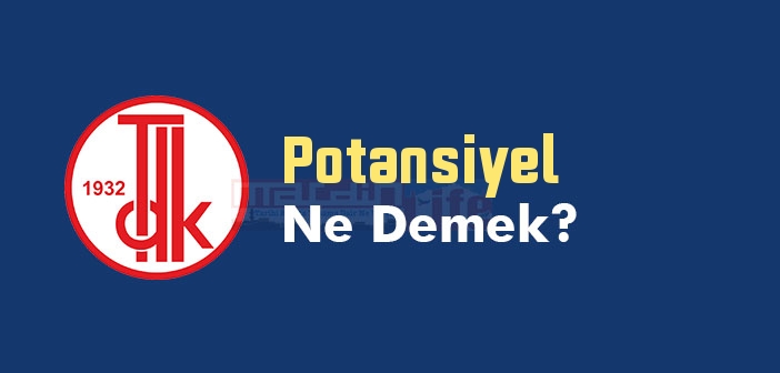 Potansiyel ne demek? TDK'ya göre Potansiyel kelime anlamı nedir? Potansiyel sözlük anlamı