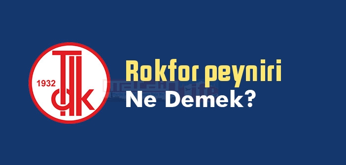 Rokfor peyniri ne demek? TDK'ya göre Rokfor peyniri sözlük anlamı nedir?